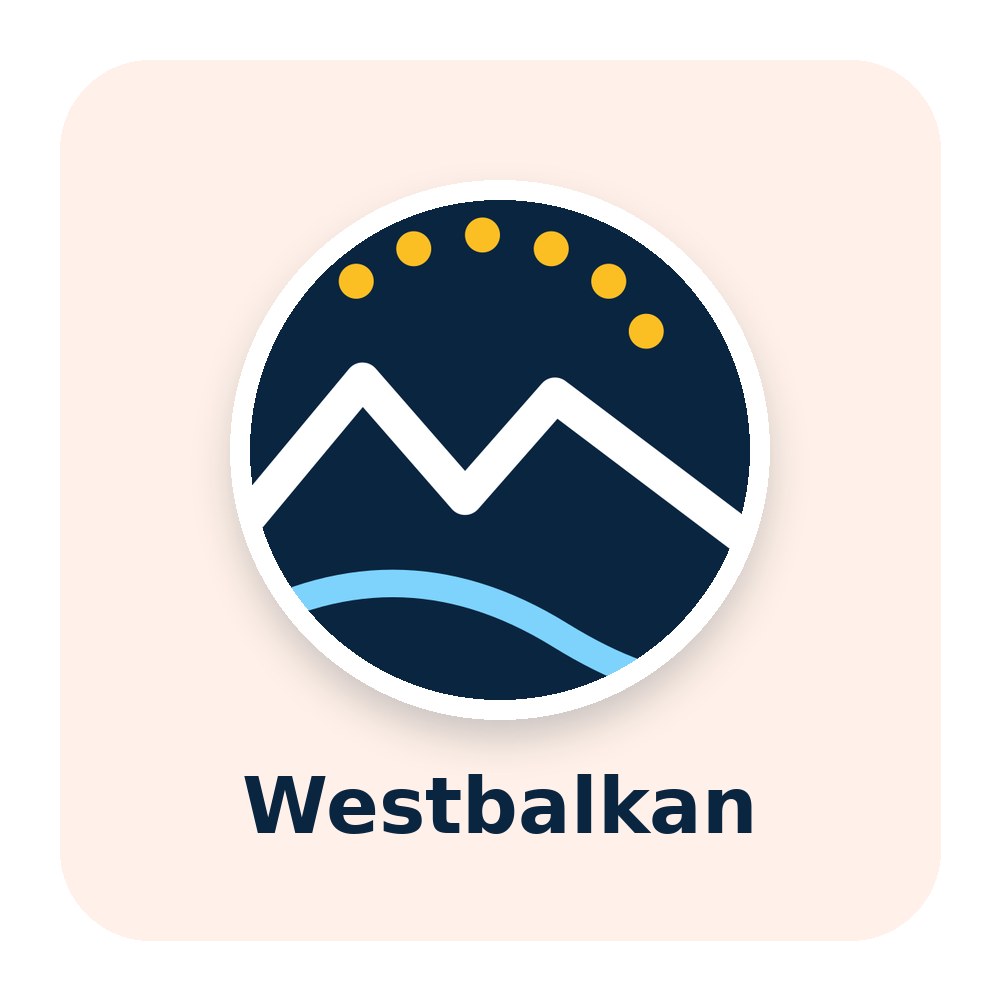 Westbalkan-eSIM von esimReise – Roaming in Serbien, Bosnien und Montenegro