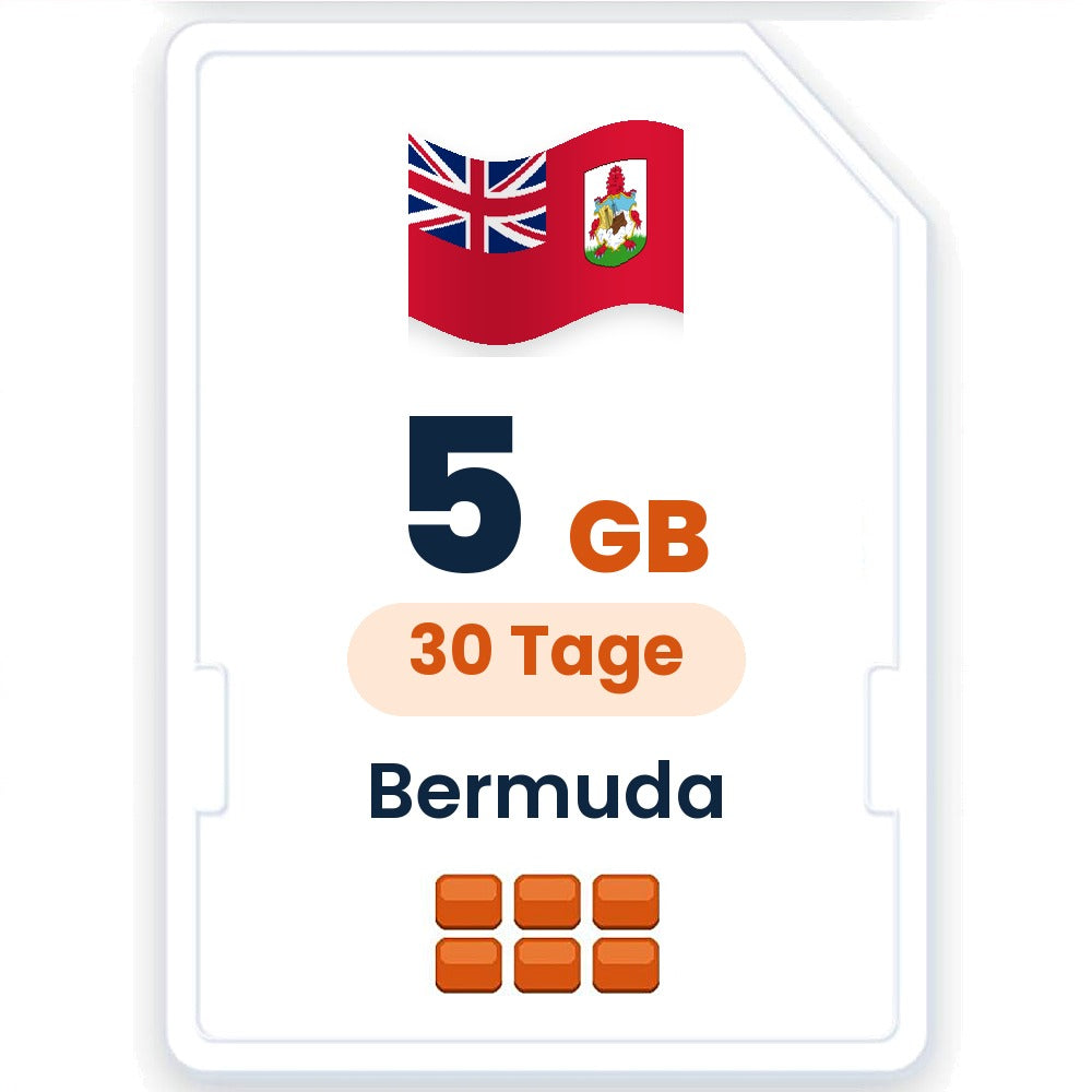 Bermuda eSIM – 5 GB, 30 Tage gültig