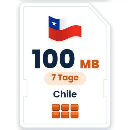 Chile eSIM – 100 MB, 7 Tage gültig