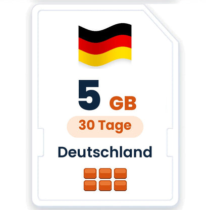 Deutschland eSIM – 5 GB, 30 Tage gültig