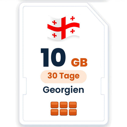 Georgien eSIM – 10 GB, 30 Tage gültig
