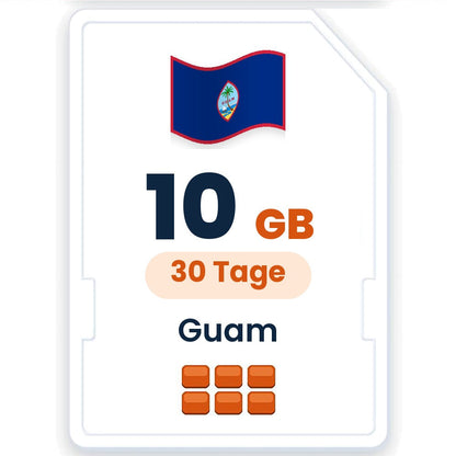 Guam eSIM – 10 GB, 30 Tage gültig