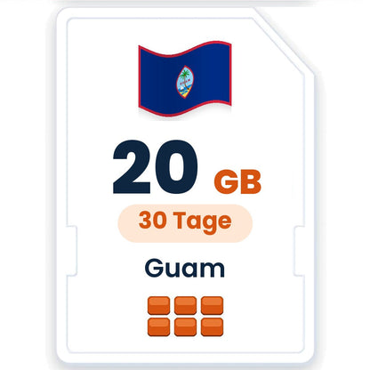 Guam eSIM – 20 GB, 30 Tage gültig