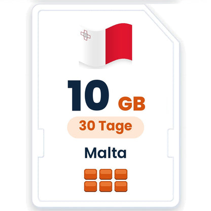 Malta eSIM – 10 GB, 30 Tage gültig