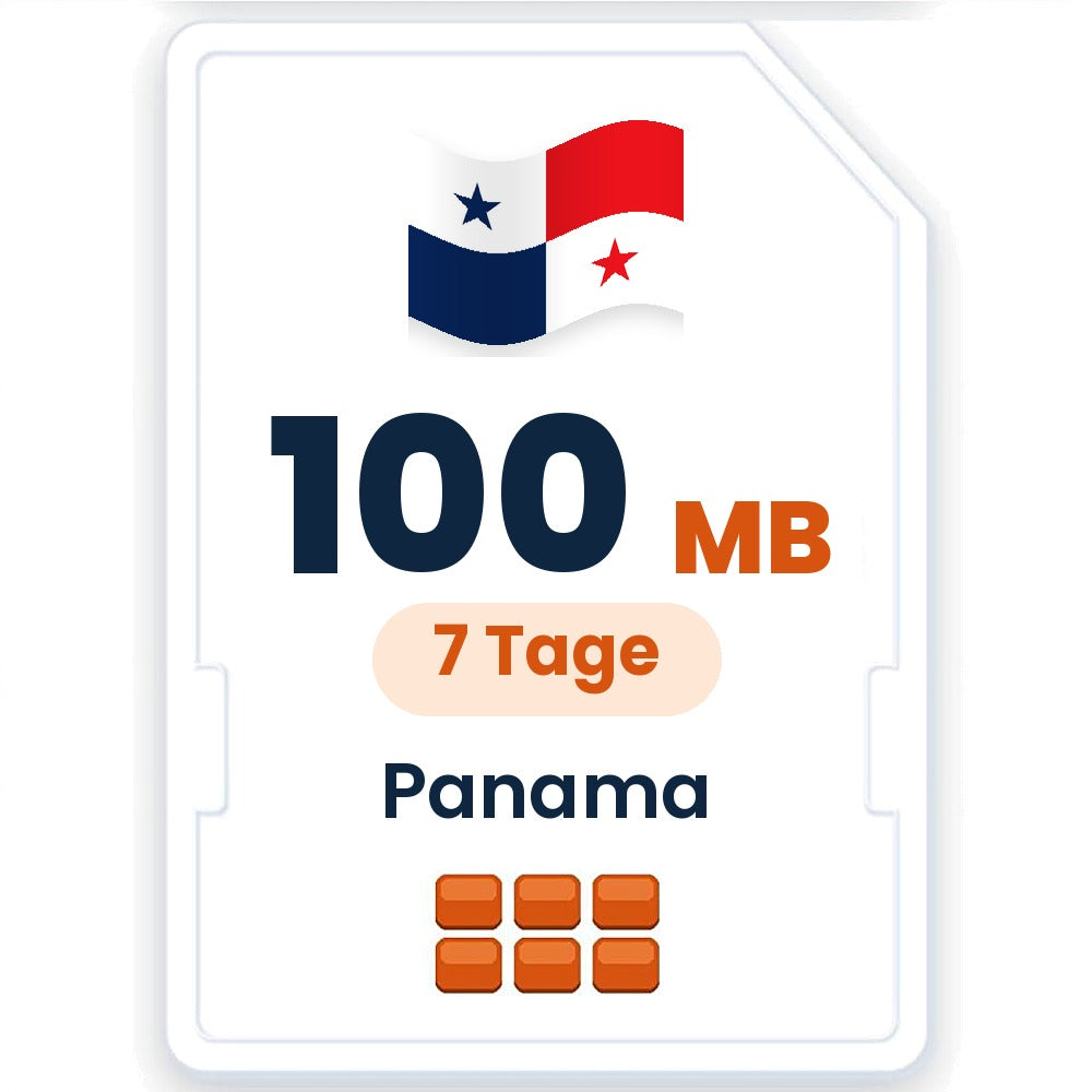 Panama eSIM – 100 MB, 7 Tage gültig