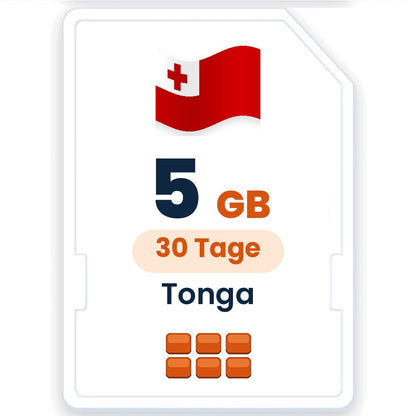 Tonga eSIM – 5 GB, 30 Tage gültig
